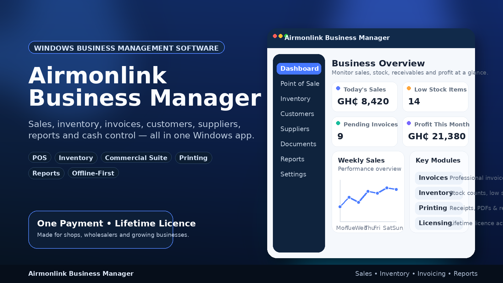 Airmonlink Business Manager -Version 1.3.0 (Build 9)